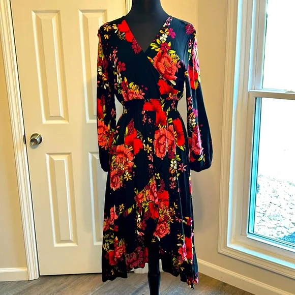 long flowy shirt dress Donna Karan Women's Linen Blend Shirtdress - Multi - Size 16 main image 0